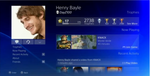 It's like Facebook... but Playstationy